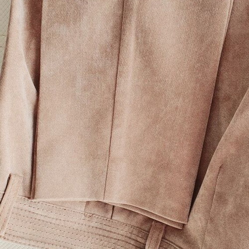 Stefanel velvet pants beige, new, 100% cotton, size S