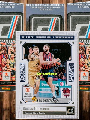 Euroleague Leaders Card Thompson Baskonia Donruss 2023-24 new