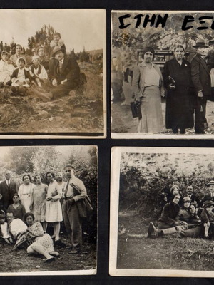 May Day old photographs postcard size set of 4