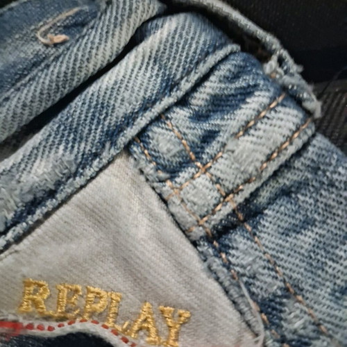 Replay jeans vintage Y2K low rise flare fit σαν καινούργιο, washed denim