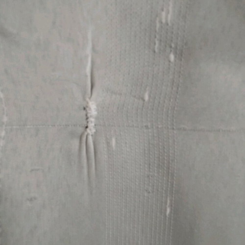 Curtain with lace used
