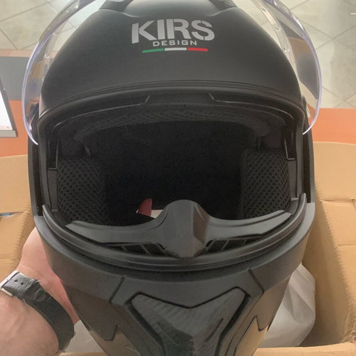 KIRS Design helmet size Large black matt new