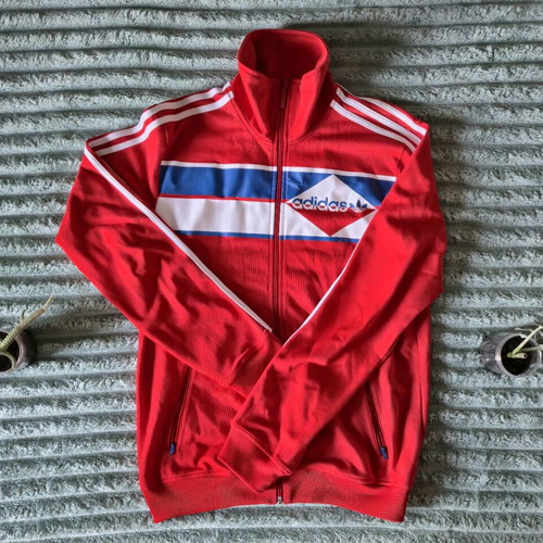 Adidas Originals Beckenbauer Track Jacket like new, size L, red