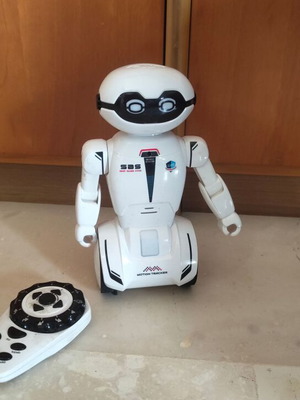 Ρομπότ βίντατζ Silverlit Macrobot μεταχειρισμένο με τηλεκοντρόλ και μπαταρίες