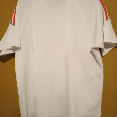 Adidas Clima Lite Athletic Tennis Jersey Shirt White Orange XL new