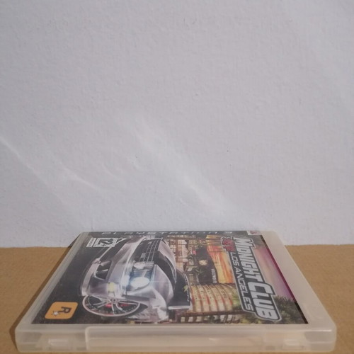 Midnight Club Los Angeles PS3 case with manual and map, no game