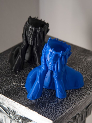 Human figure pot 3D print