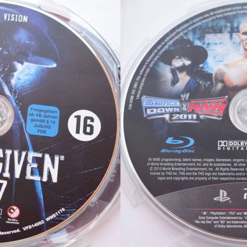 WWE SmackDown vs. Raw 2011 Lord of Darkness Edition PS3 like new
