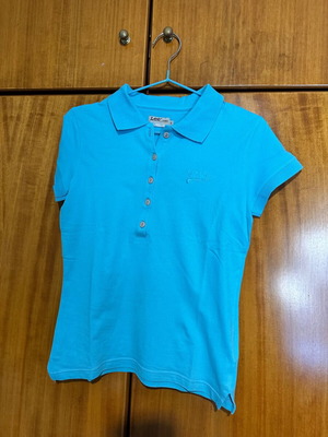 Lee poloshirt, turquoise blue, size S