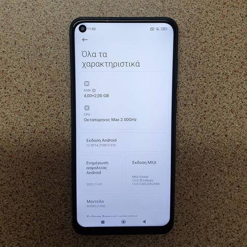 Redmi Note9 128GB 4+2GB Android smartphone like new, green