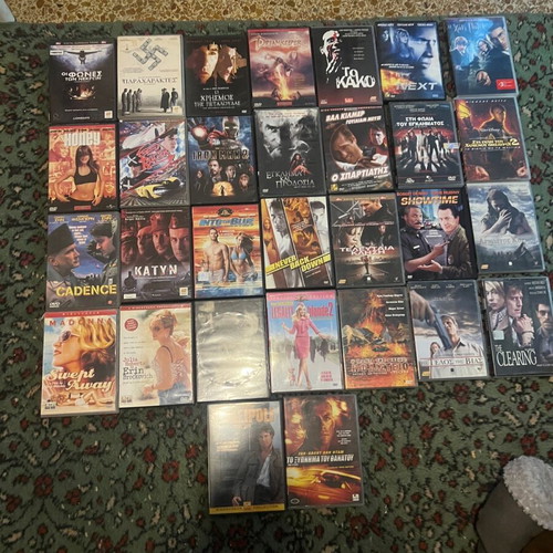 DVD movies used, pack of 50 from video club closing