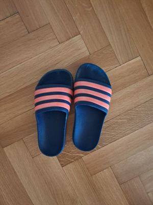 Adidas flip-flops like new, size 31, blue and red