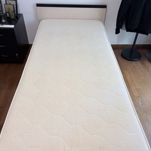 Neoset single bed with 91x200cm double-sided mattress