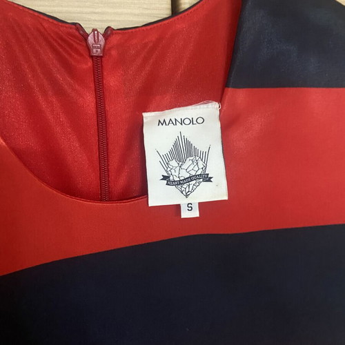 Manolo dress like new, black and red, size S