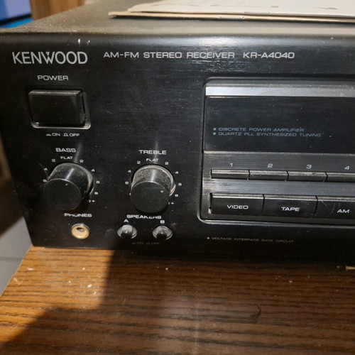 Kenwood KR-A4040 AM/FM stereo receiver used