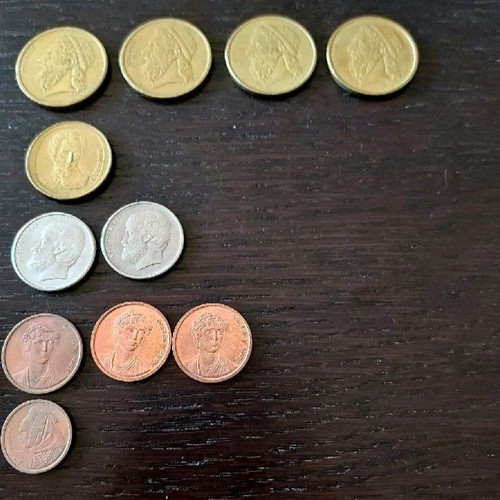 Collectible coins used, old in excellent condition