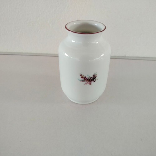 Small porcelain vase with flowers Creidlitz used, Bavaria