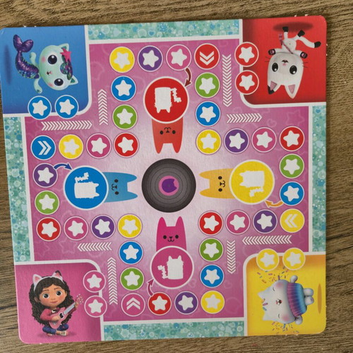 Gabby's Dollhouse board game set like new (+puzzle)