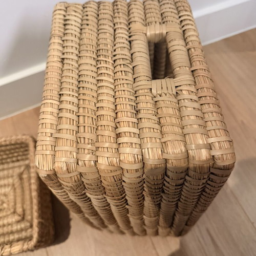 Zara Home wicker storage baskets like new