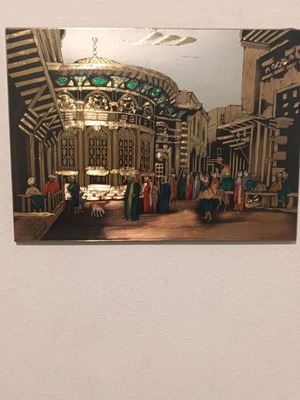 Χαλκογραφία Κρήνη του Toosoon Pacha Cairo από El Shami καινούργιο