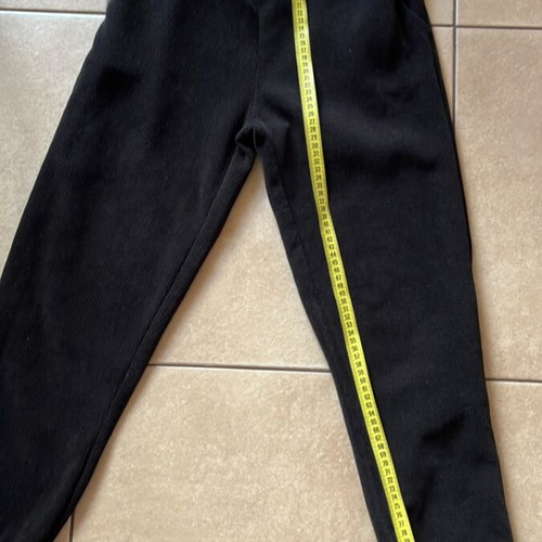 Women's set black corduroy sweatpants and hoodie like new