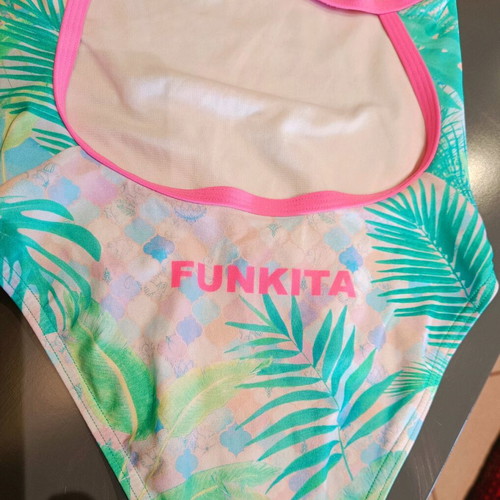 Funkita swimsuit for 10-year-old girl like new, multicolored