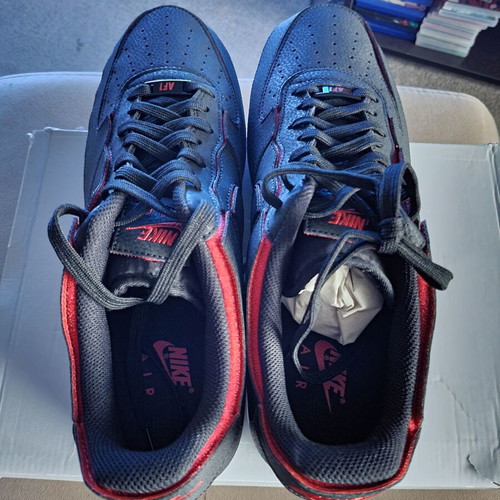 Nike Air Force 1 Low 1/1 Black Chile Red Pine Green new men's sneakers size 46