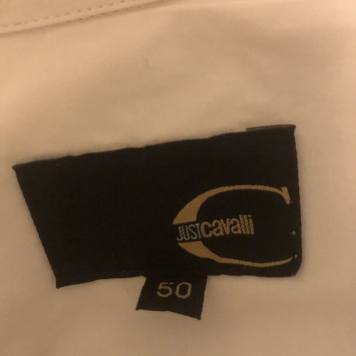 Just Cavalli White Men's Dress Shirt Size L New
