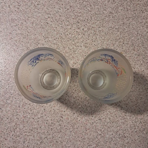 Lumidis Shot Glasses new, set of 2, collectible design by Giorgos Stathopoulos