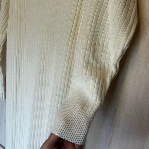Knitted dress long ecru like new