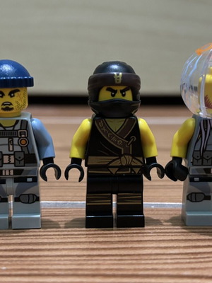 Lego Ninjago Movie minifigures lot Cole, Jelly & Shark Army Gunner
