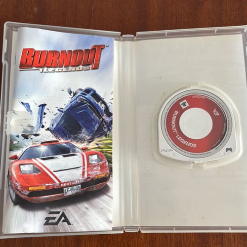 Burnout Legends PSP game, EA, PSP Essentials, full in box