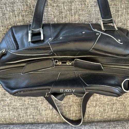 Gaspard Yurkievich leather handbag used, black
