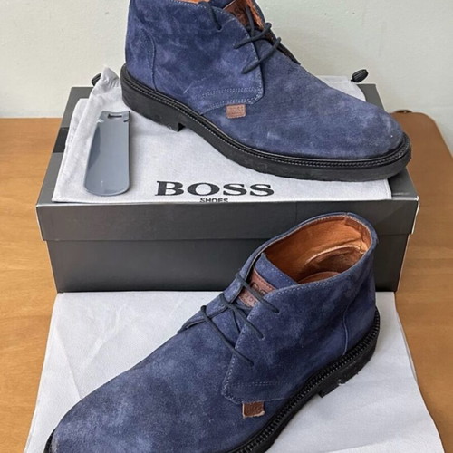 Boss blue boots like new, size 42