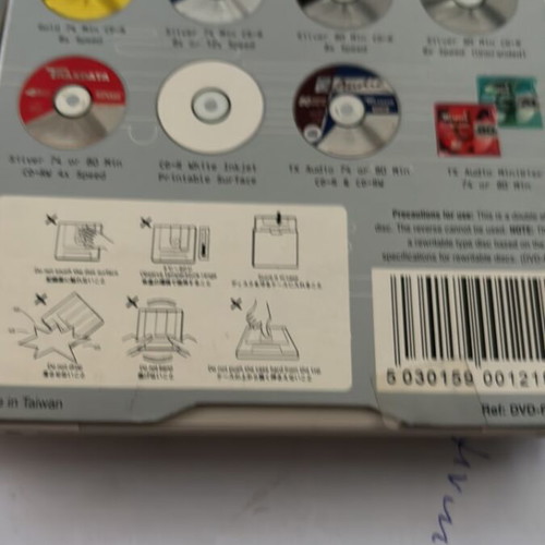 Rewritable DVD-RAM disc, double-sided