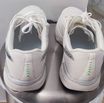 Athletic shoes white with grey-silver, size 39, like new