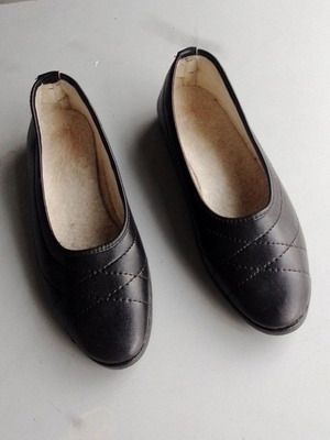 Πασουμάκια μπαλαρίνες καινούργια, μέγεθος 38, μαύρα, δερματίνη