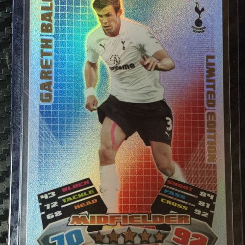 2011/12 Topps Match Attax Premier League Gareth Bale Limited Edition card LE6