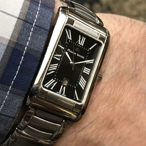 Maurice Lacroix wristwatch new, men's, waterproof with sapphire crystal