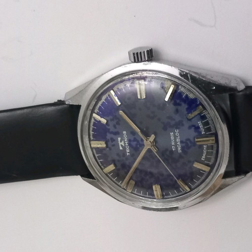 Technos vintage men's mechanical watch old