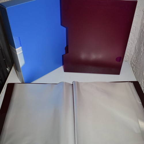 Clear Book A4 with 80 pockets, new, 2 pieces