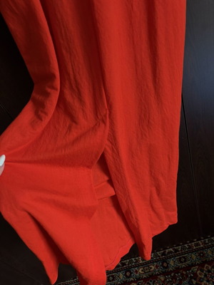 Imperial pencil dress red, like new, 3/4 length