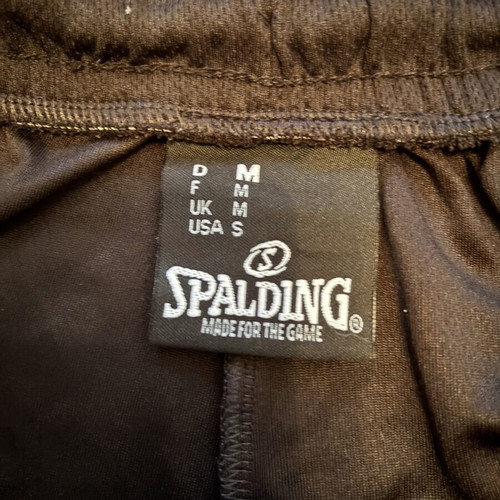 Spalding Hustle Shorts men's athletic black and white, like new
