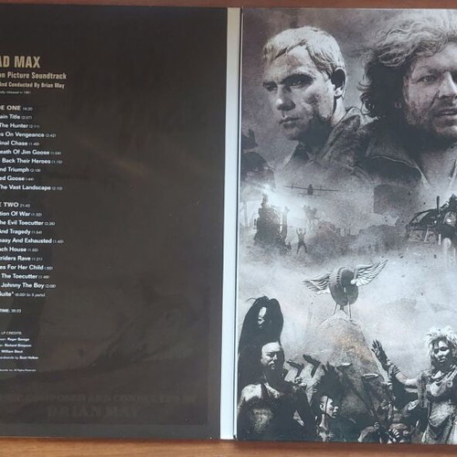 Mad Max Trilogy Soundtracks Limited Edition 3LP Colored Vinyl Mint