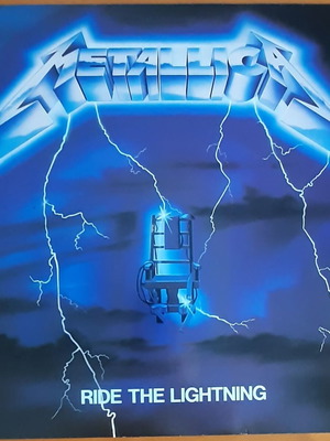 Metallica Ride the Lightning LP μεταχειρισμένο, metal
