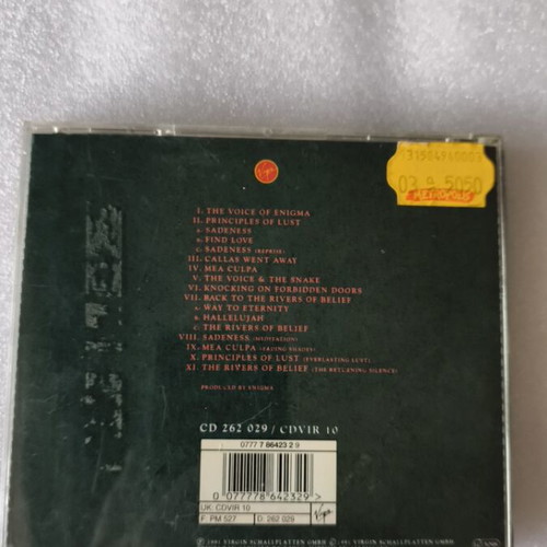 Enigma MCMXC a.D. electronic music CD