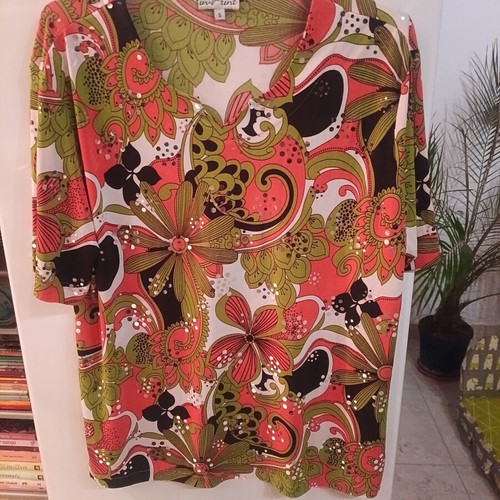Women's blouse, multicolour, size S