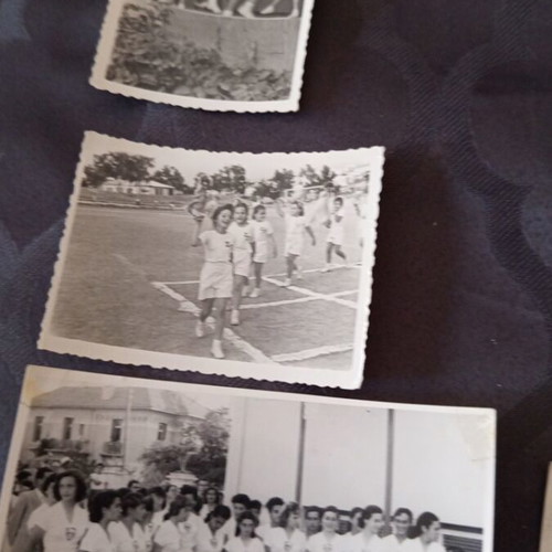 Old photos of gymnastic displays and parades, set of six, used