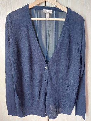 Forever 21 wool and silk thin cardigan like new, blue size M