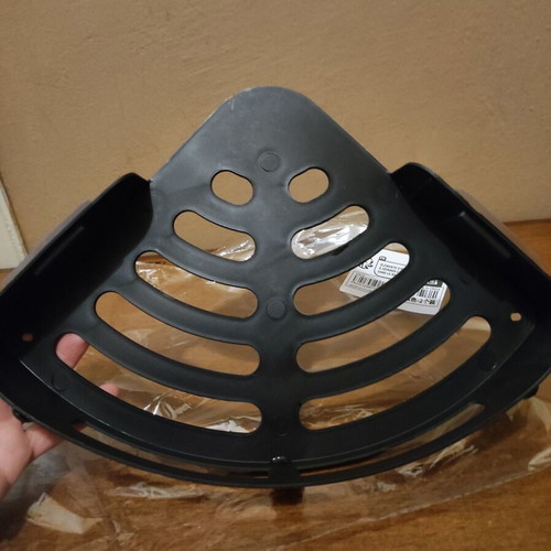 Black corner triangular shelf new without drilling